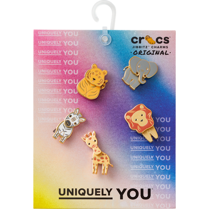 Crocs / Enamel Safari 5 Pack Jibbitz™ charms Discount