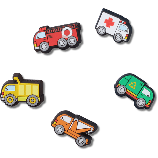 Crocs | Tiny Work Trucks 5 Pack Jibbitz™ charms Online
