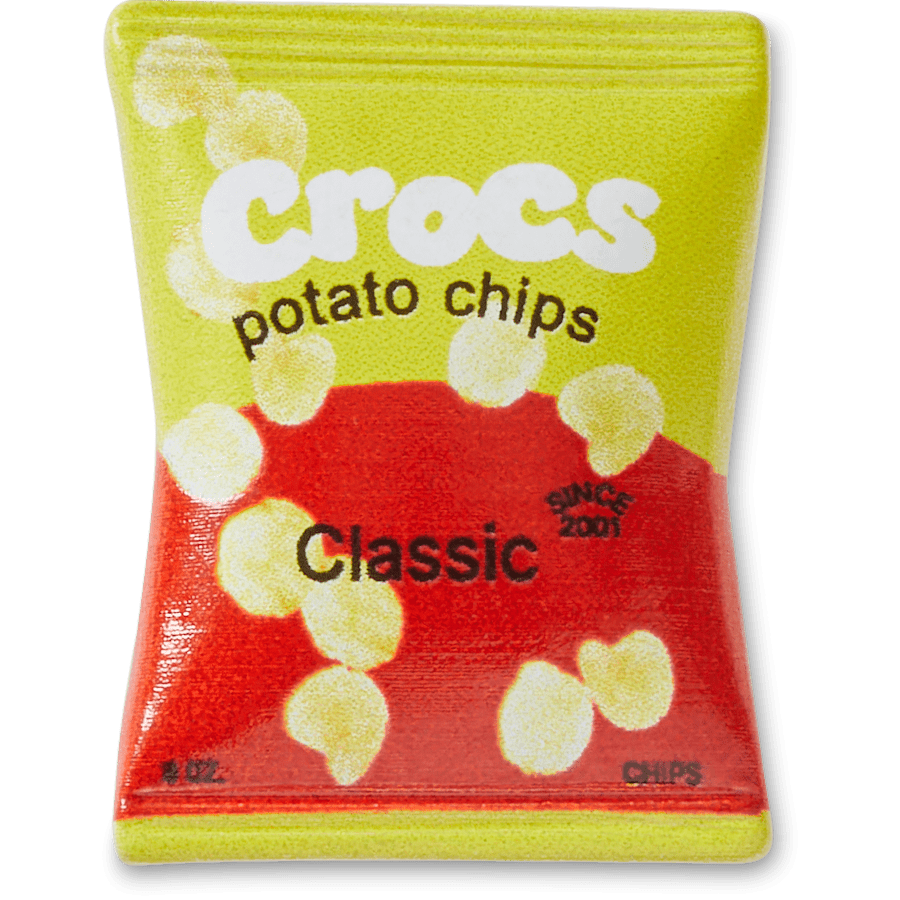 Crocs Yellow Red Chip Bag Jibbitz™ charms Outlet