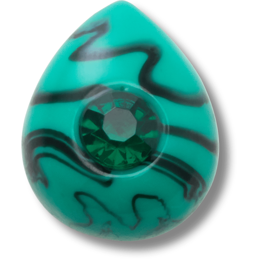 Crocs Emerald May Birthstone Collection Jibbitz™ charms On Sale