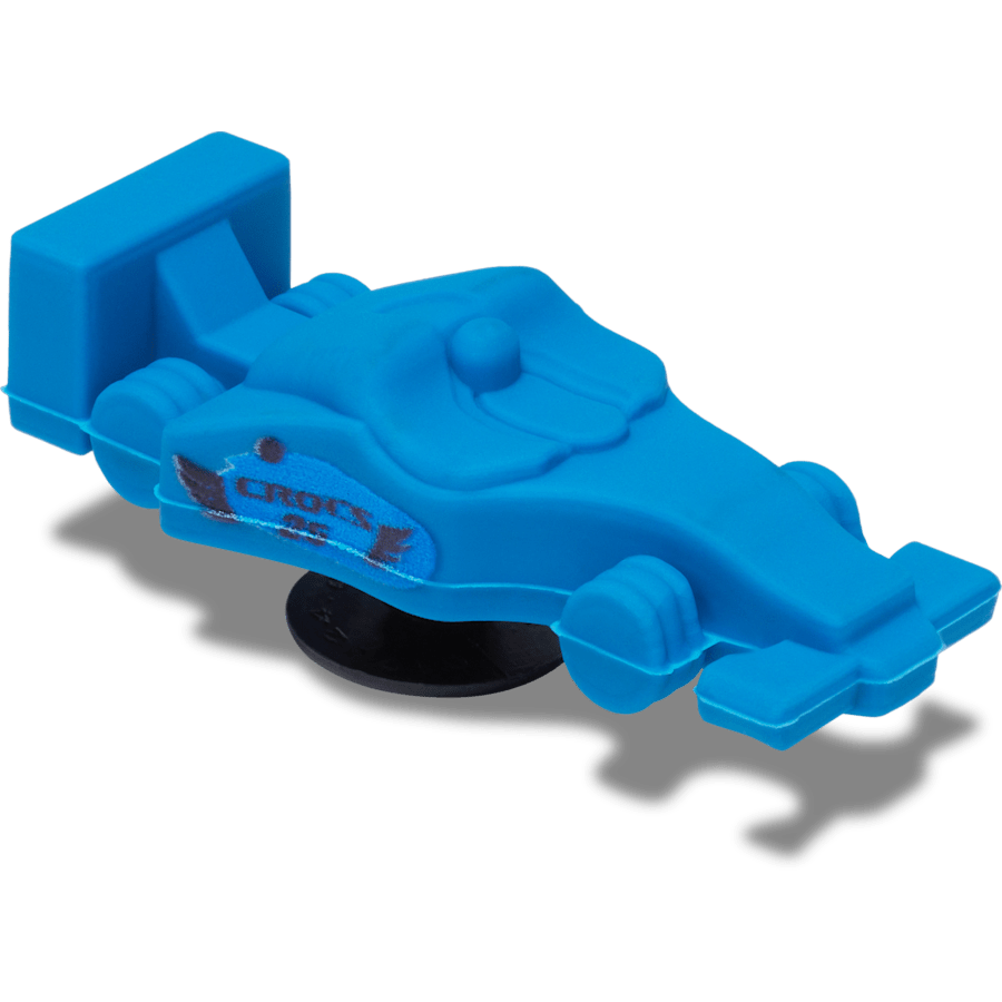 Crocs 3D Blue Race Car Jibbitz™ charms On Sale