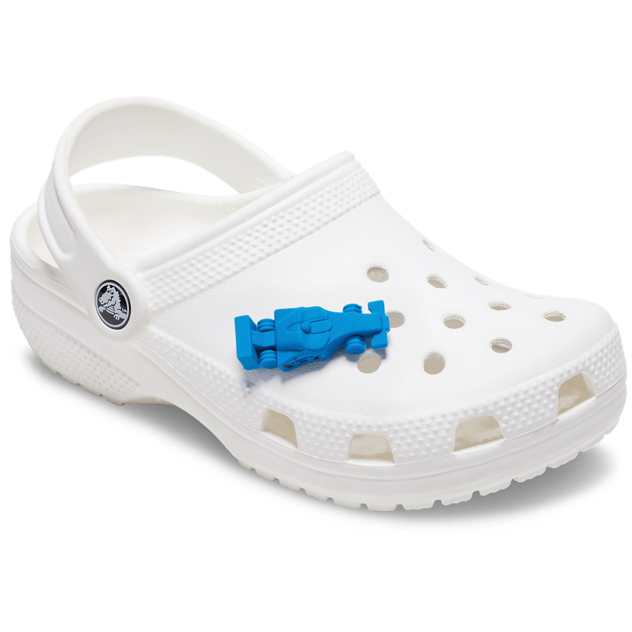 Crocs 3D Blue Race Car Jibbitz™ charms On Sale