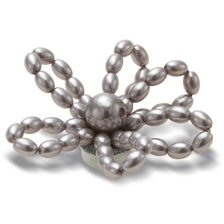 Crocs - Grey Pearl Beaded Daisy Jibbitz™ charms For Sale