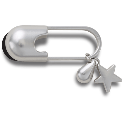 Crocs Silver Meta Safety Pin Jibbitz™ charms Sale