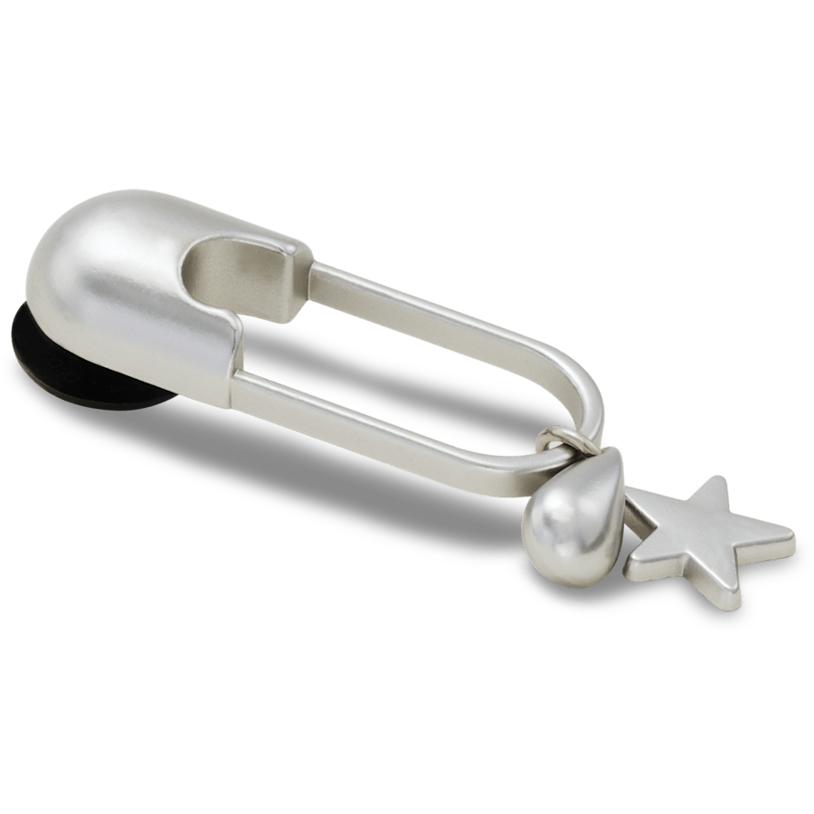 Crocs Silver Meta Safety Pin Jibbitz™ charms Sale