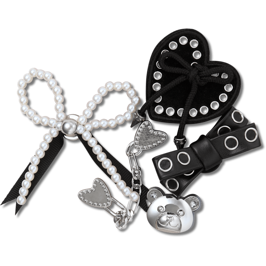 Crocs Indie Luxe Silver 5 Pack Jibbitz™ charms Sale