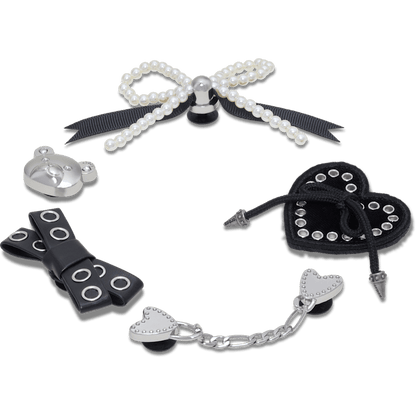 Crocs Indie Luxe Silver 5 Pack Jibbitz™ charms Sale
