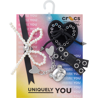 Crocs Indie Luxe Silver 5 Pack Jibbitz™ charms Sale