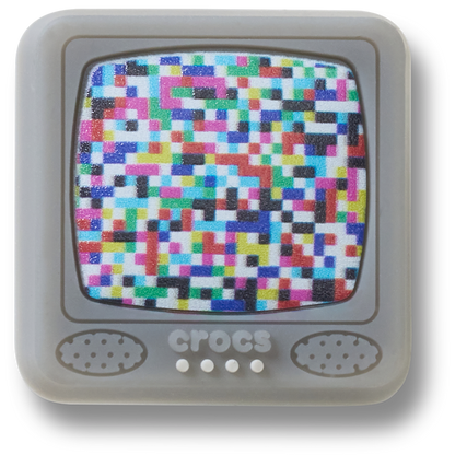 Crocs Lights Up Pixelated TV Jibbitz™ charms On Sale