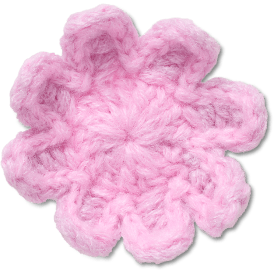 Crocs | Crochet Light Pink Flower Jibbitz™ charms Online