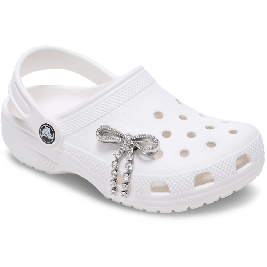 Crocs | Silver Gem Bow Jibbitz™ charms Online