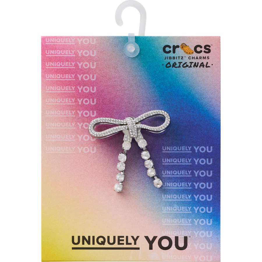 Crocs | Silver Gem Bow Jibbitz™ charms Online