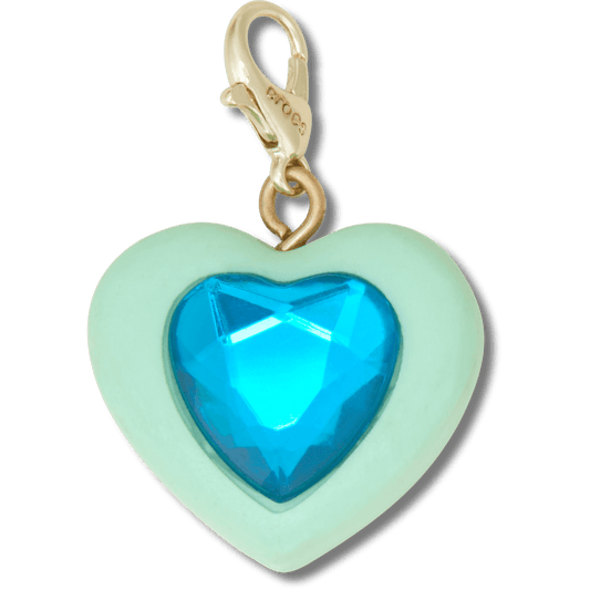 Crocs | Blue Heart Sim Gem Charm Jibbitz Shoe Charm Sale