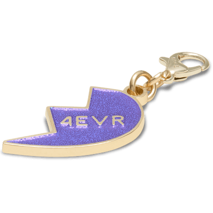 Crocs Purple Glitter BFF Charm Right Jibbitz Shoe Charm Outlet