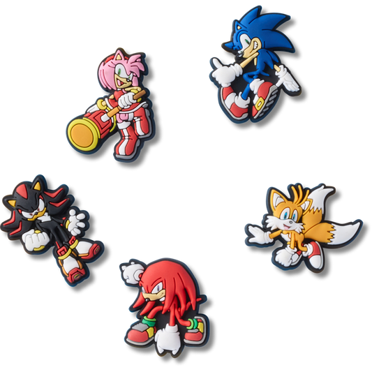 Crocs Sonic the Hedgehog 5Pck Jibbitz™ charms On Sale