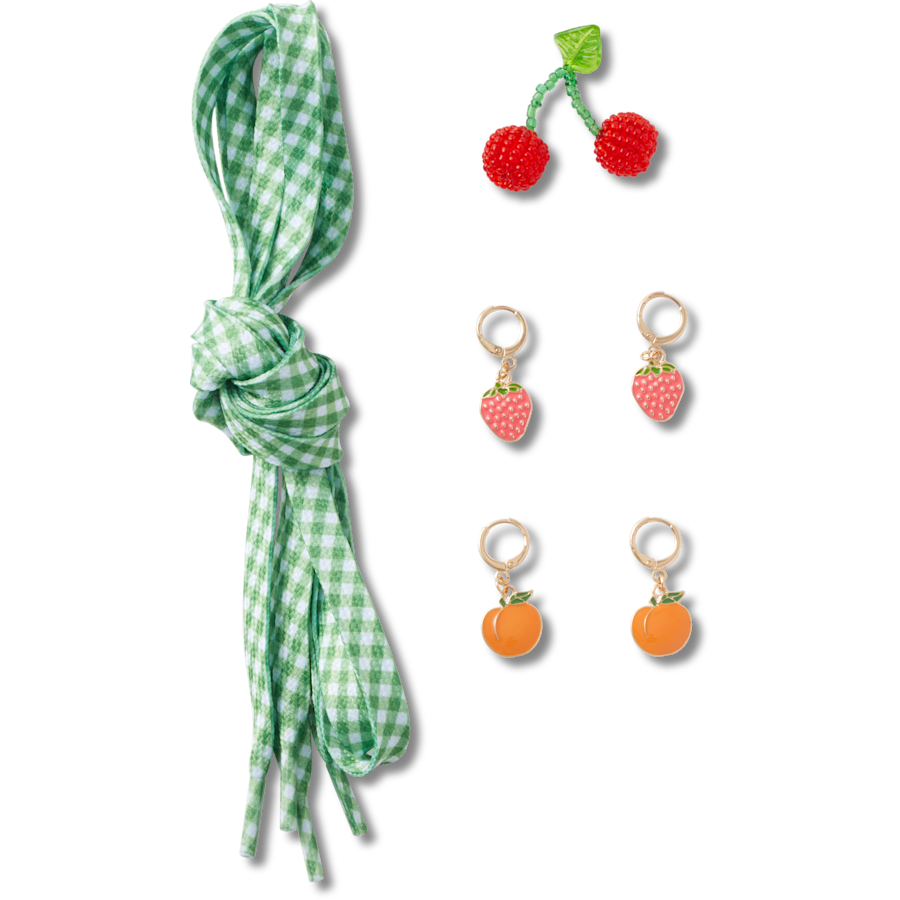 Crocs Laces and Fresh Fruits Charm Kit Jibbitz™ charms Discount