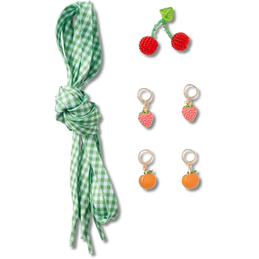 Crocs Laces and Fresh Fruits Charm Kit Jibbitz™ charms Discount