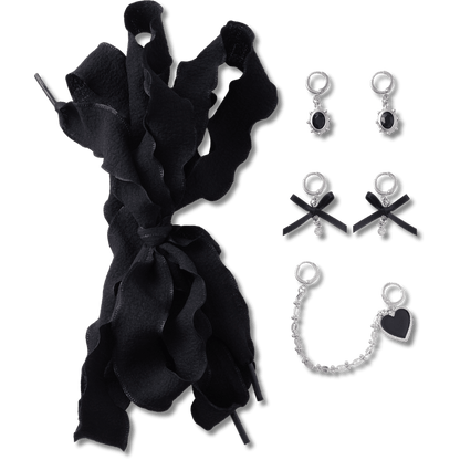 Crocs Laces and Dainty Bow Charm Kit Jibbitz Shoe Charm Outlet