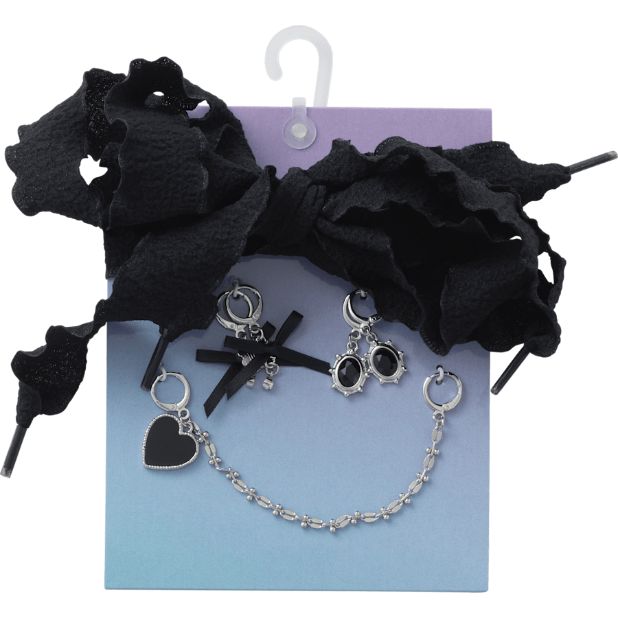 Crocs Laces and Dainty Bow Charm Kit Jibbitz Shoe Charm Outlet