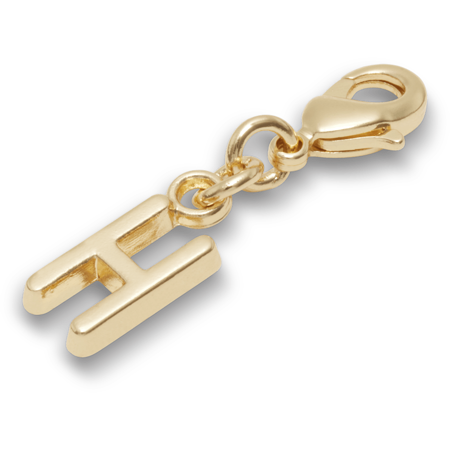 Crocs Gold Letter H Charm Jibbitz™ charms Discount
