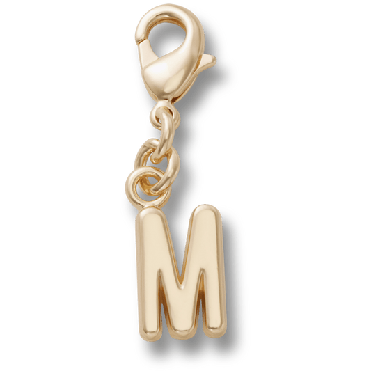Crocs Gold Letter M Charm Jibbitz™ charms On Sale