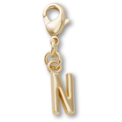 Crocs Gold Letter N Charm Jibbitz™ charms Outlet