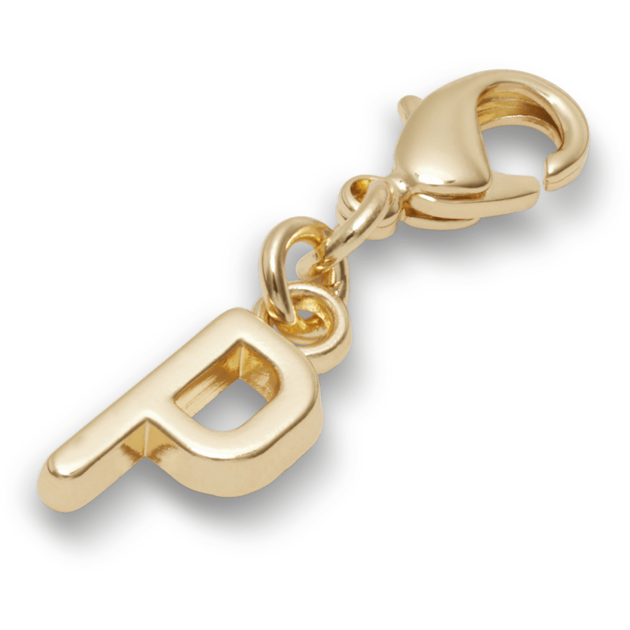 Crocs Gold Letter P Charm Jibbitz™ charms Sale