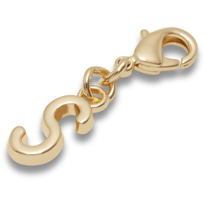 Crocs / Gold Letter S Charm Jibbitz™ charms Discount
