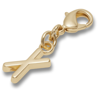 Crocs Gold Letter X Charm Jibbitz™ charms On Sale
