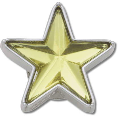 Crocs / Silver and Green SMT Gem Star Jibbitz™ charms Discount