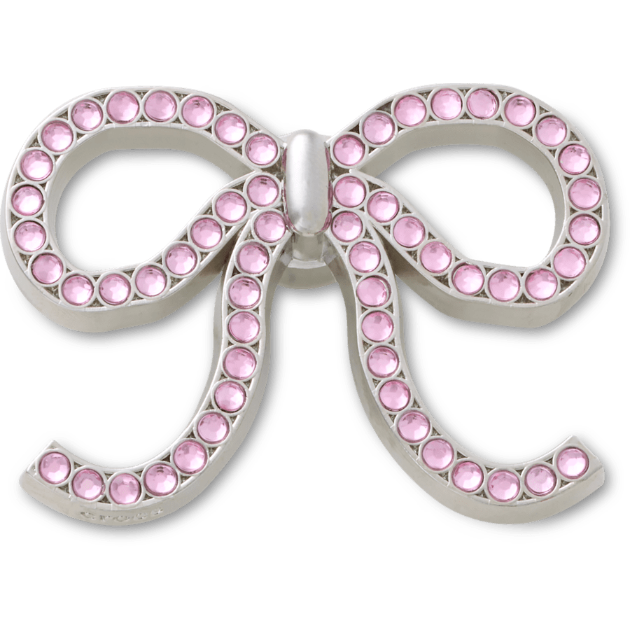 Crocs | Pink Glittery Bow Jibbitz™ charms Online