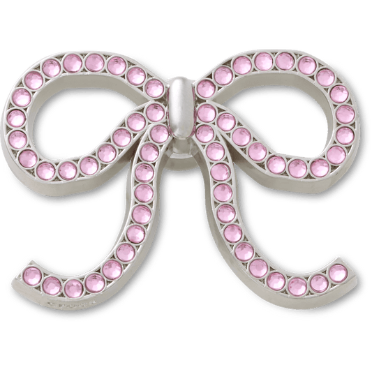 Crocs | Pink Glittery Bow Jibbitz™ charms Online
