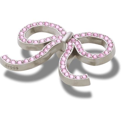 Crocs | Pink Glittery Bow Jibbitz™ charms Online