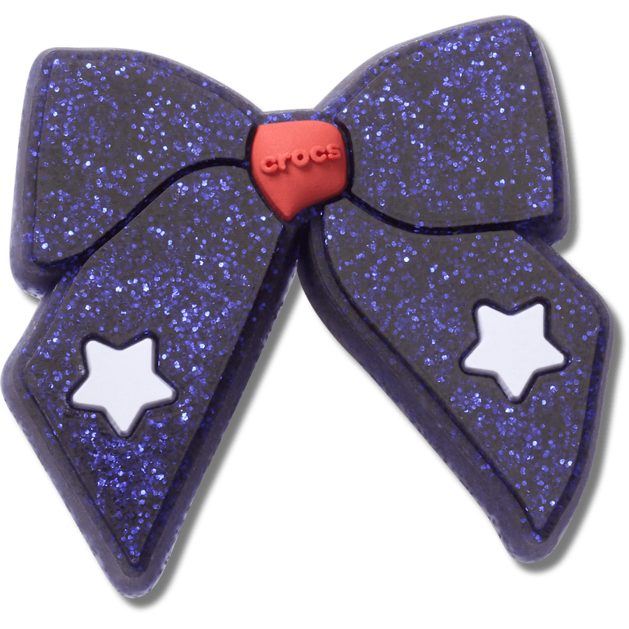 Crocs / Glittery Blue Bow Jibbitz™ charms Discount