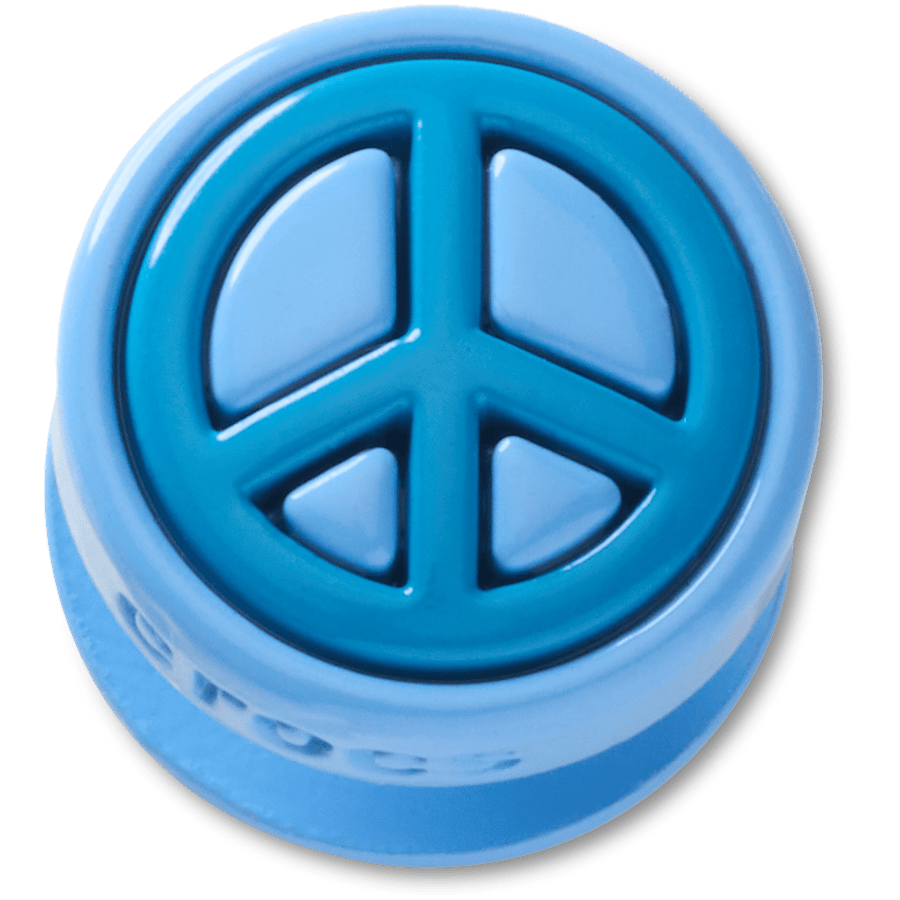 Crocs | Blue Peace Sign Icon Jibbitz™ charms Sale