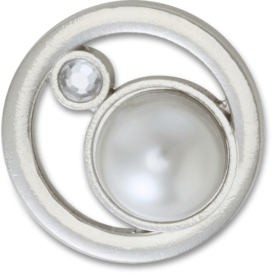 Crocs Silver Ring With Pearl Jibbitz™ charms Sale