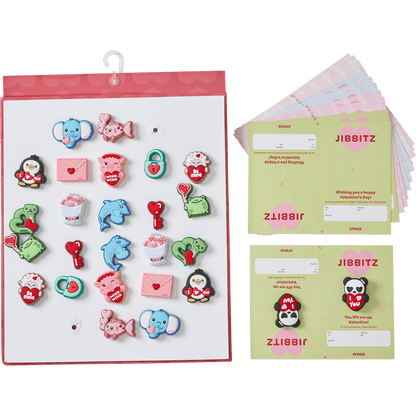 Crocs Valentines Day Card 26 Pack Jibbitz™ charms Discount