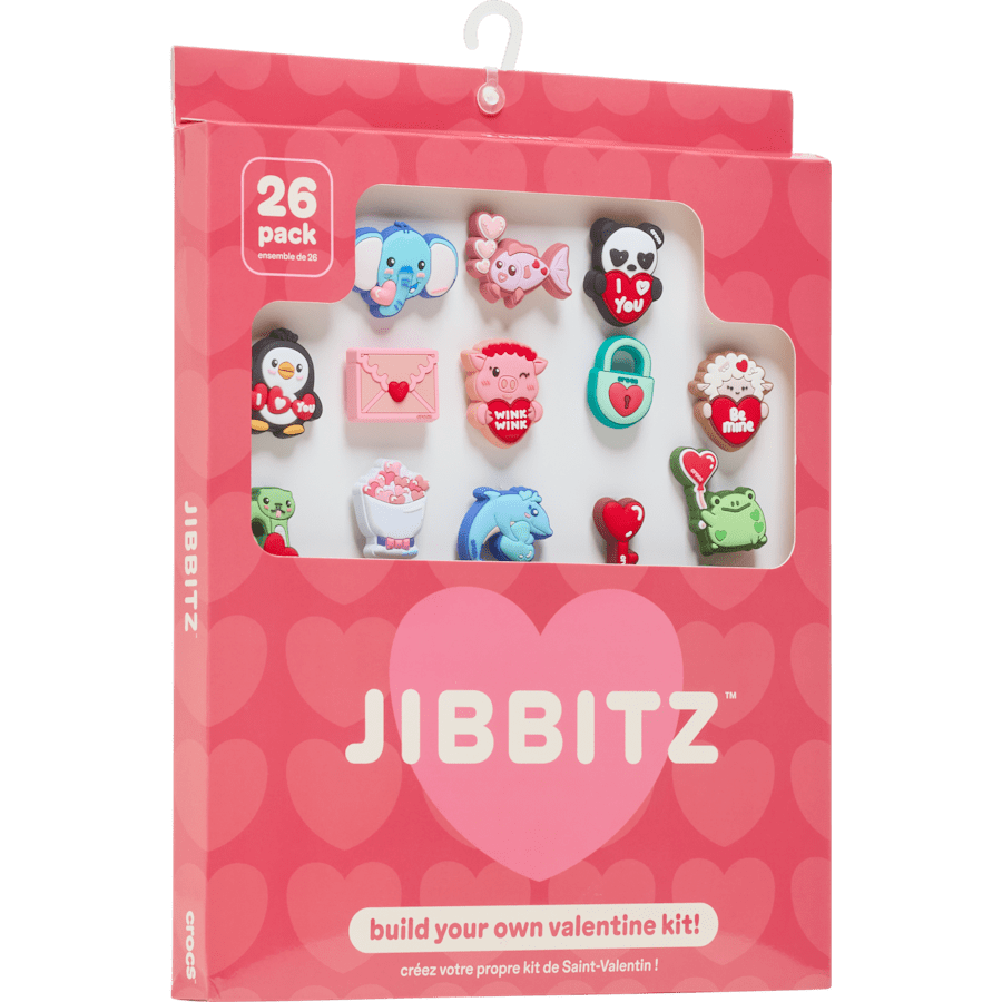 Crocs Valentines Day Card 26 Pack Jibbitz™ charms Discount