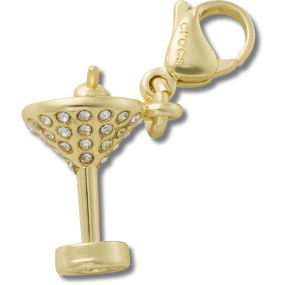 Crocs Gold Martini Charm Jibbitz charm On Sale