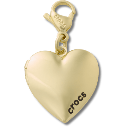 Crocs Gold Locket Charm Jibbitz charm On Sale