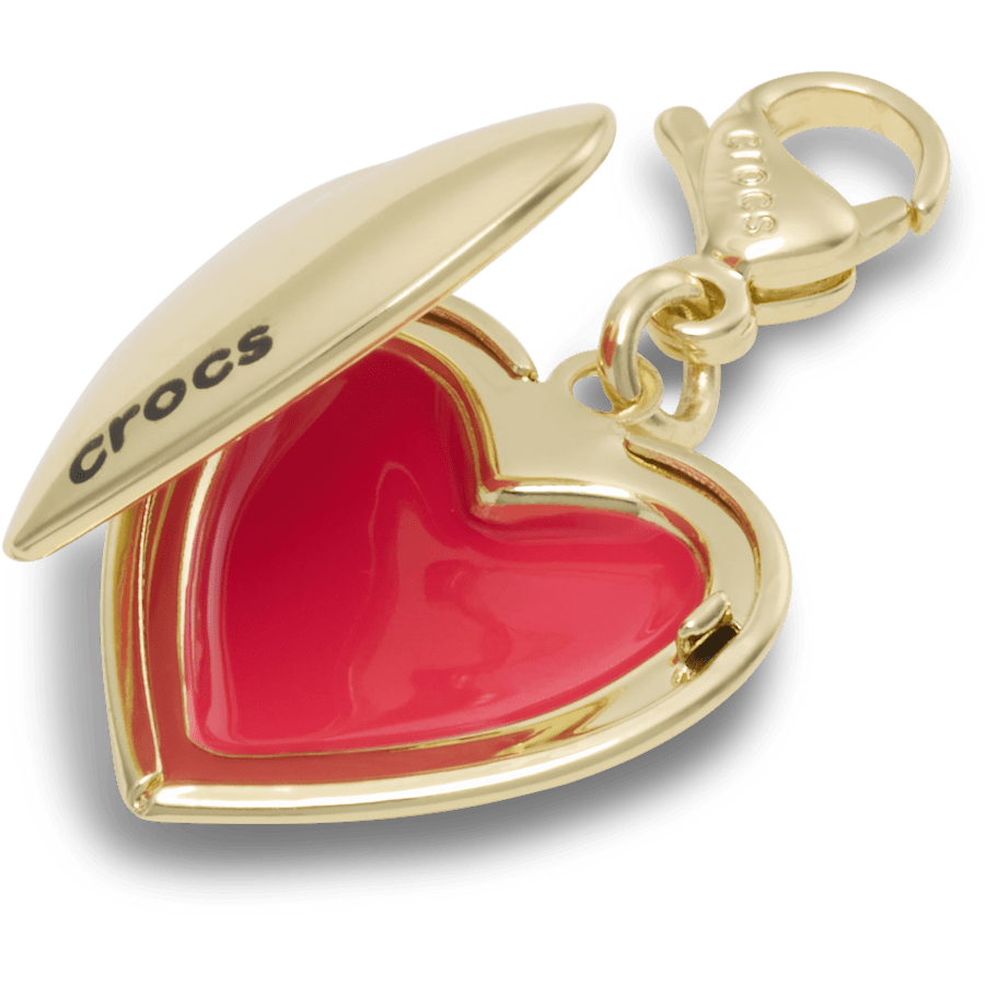 Crocs Gold Locket Charm Jibbitz charm On Sale