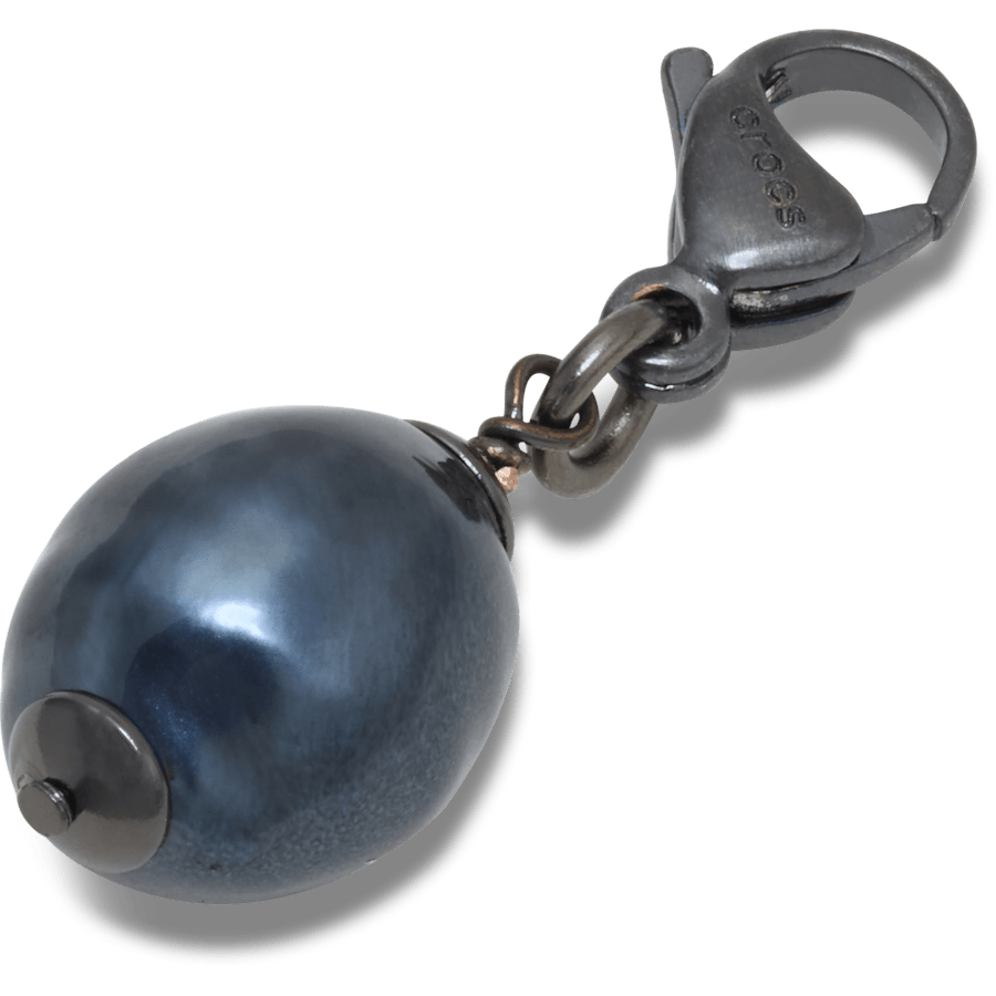 Crocs Silver Black SMT Pearl Charm Jibbitz charm Sale