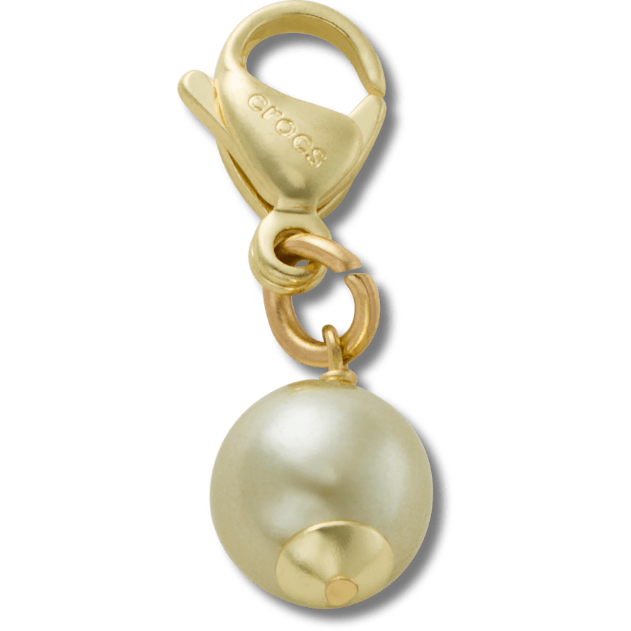 Crocs / Gold and Green SMT Pearl Charm Jibbitz charm Discount