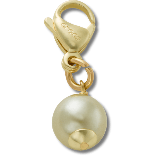 Crocs / Gold and Green SMT Pearl Charm Jibbitz charm Discount