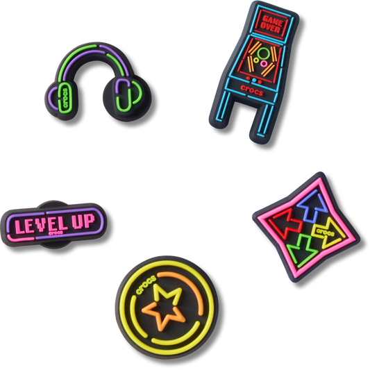 Crocs Level Up Gamer 5 Pack Jibbitz™ charms Discount
