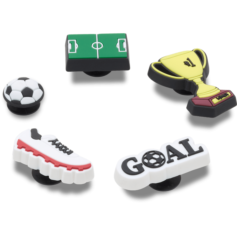 Crocs Soccer Star 5 Pack Jibbitz™ charms On Sale