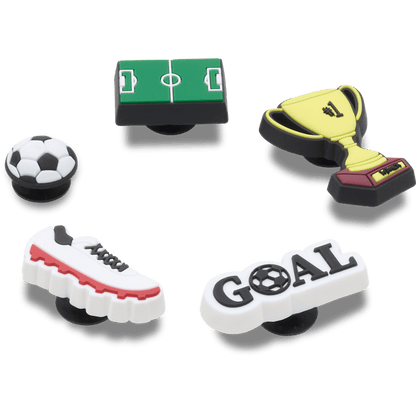 Crocs Soccer Star 5 Pack Jibbitz™ charms On Sale