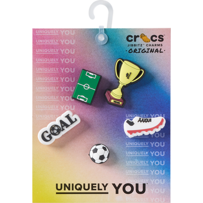 Crocs Soccer Star 5 Pack Jibbitz™ charms On Sale