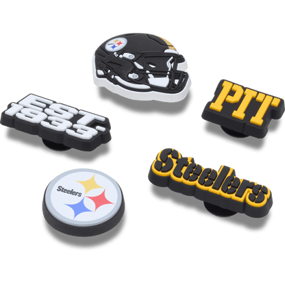 Crocs / NFL Pittsburgh Steelers 5 Pack Jibbitz Shoe Charm Discount