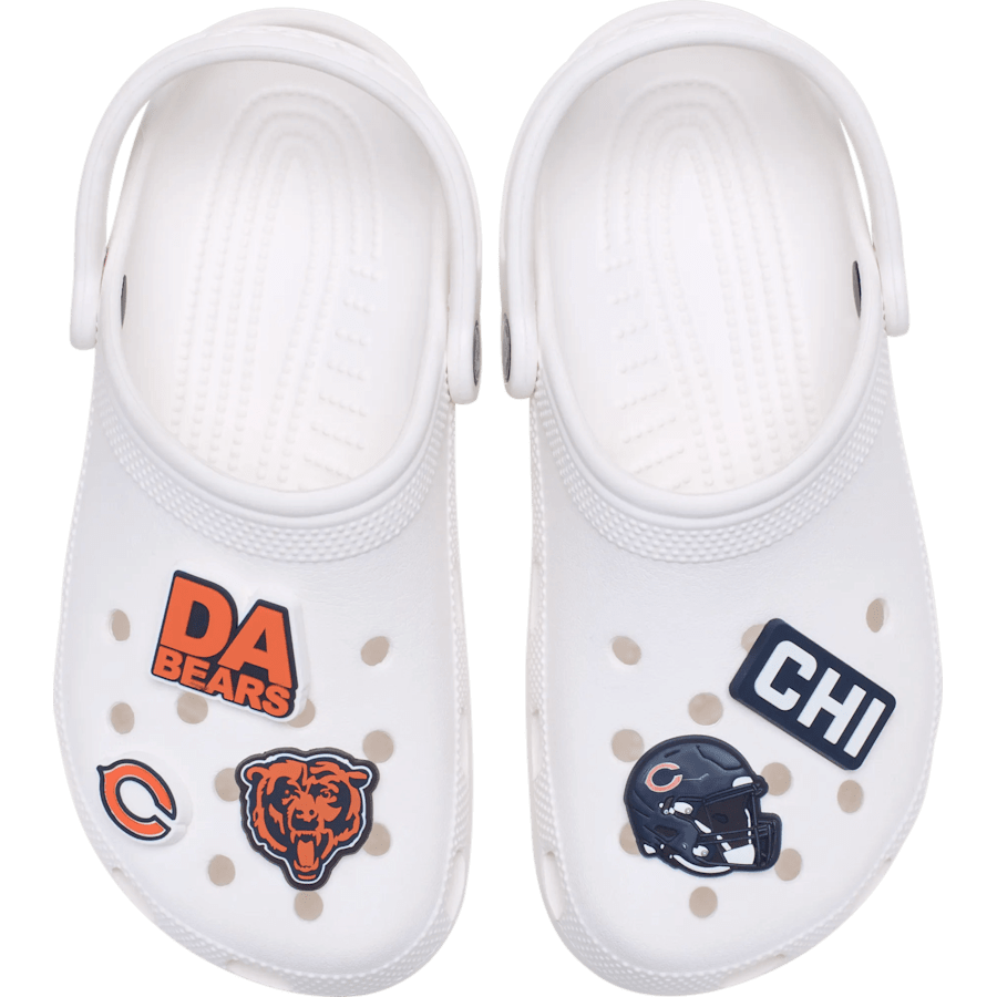 Crocs / NFL Chicago Bears 5 Pack Jibbitz Shoe Charm Discount